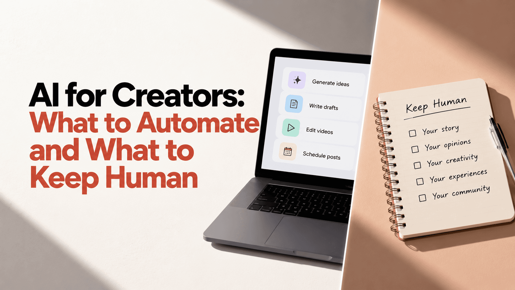 AI for Creators: What to Automate and What to Keep Human