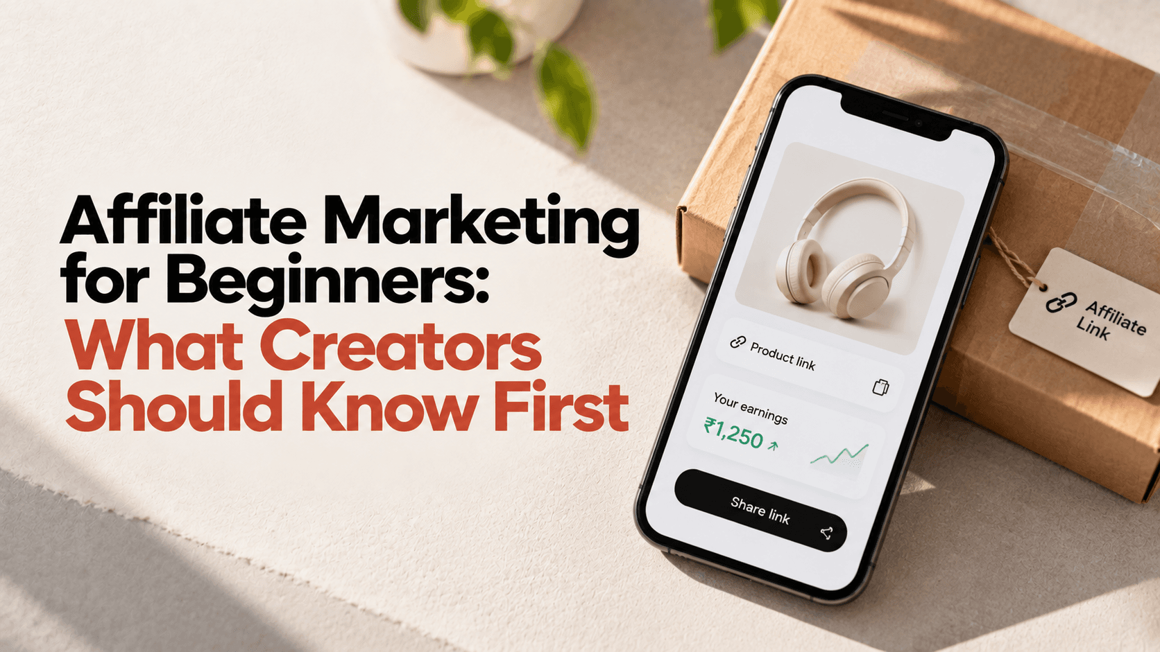 Affiliate Marketing for Beginners: What Creators Should Know First