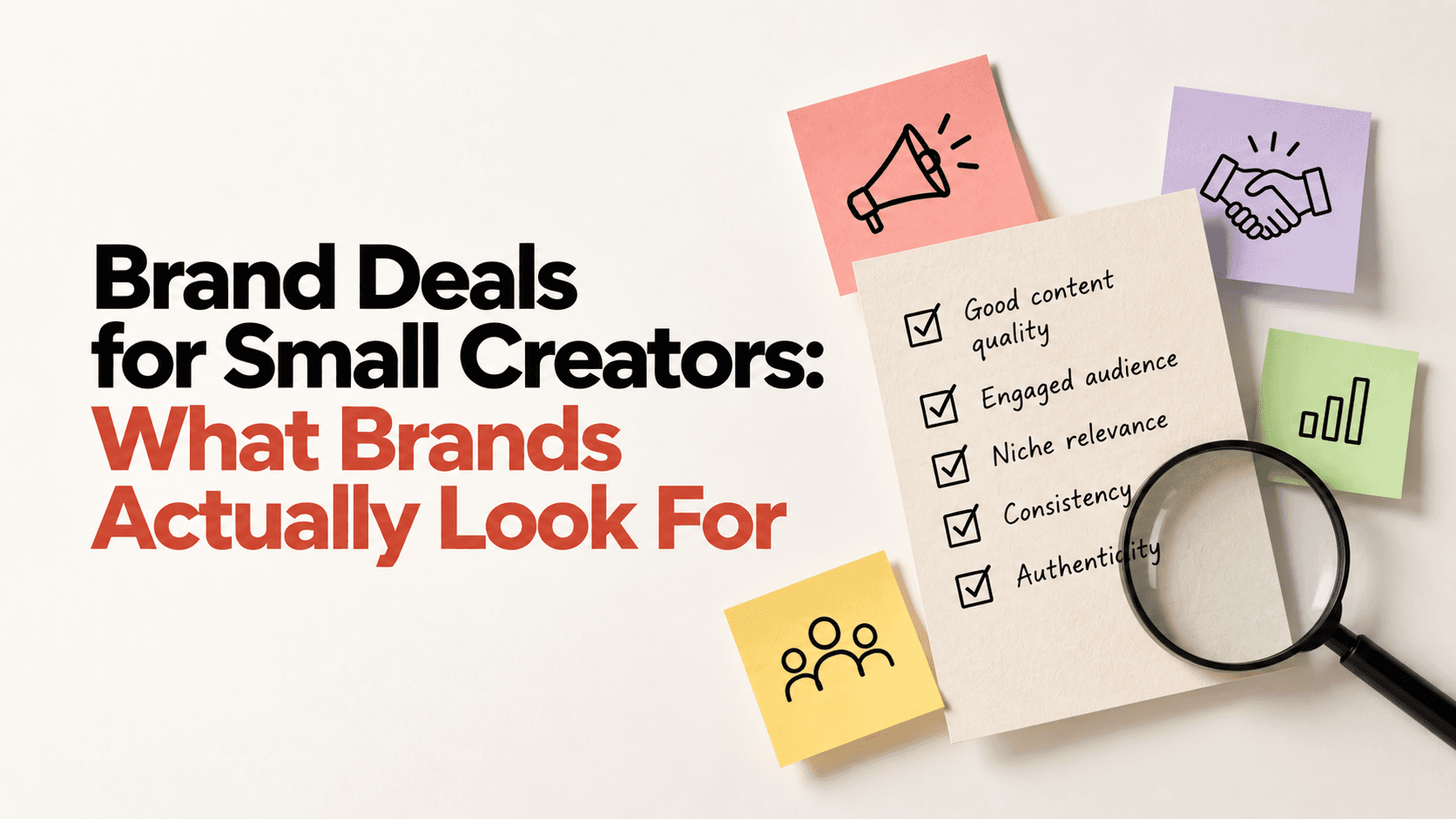 Brand Deals for Small Creators: What Brands Actually Look For