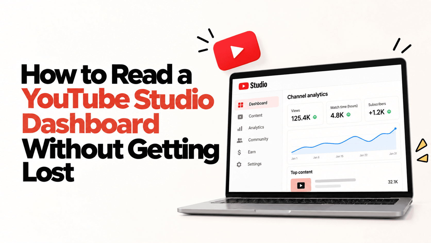 How to Read a YouTube Studio Dashboard Without Getting Lost