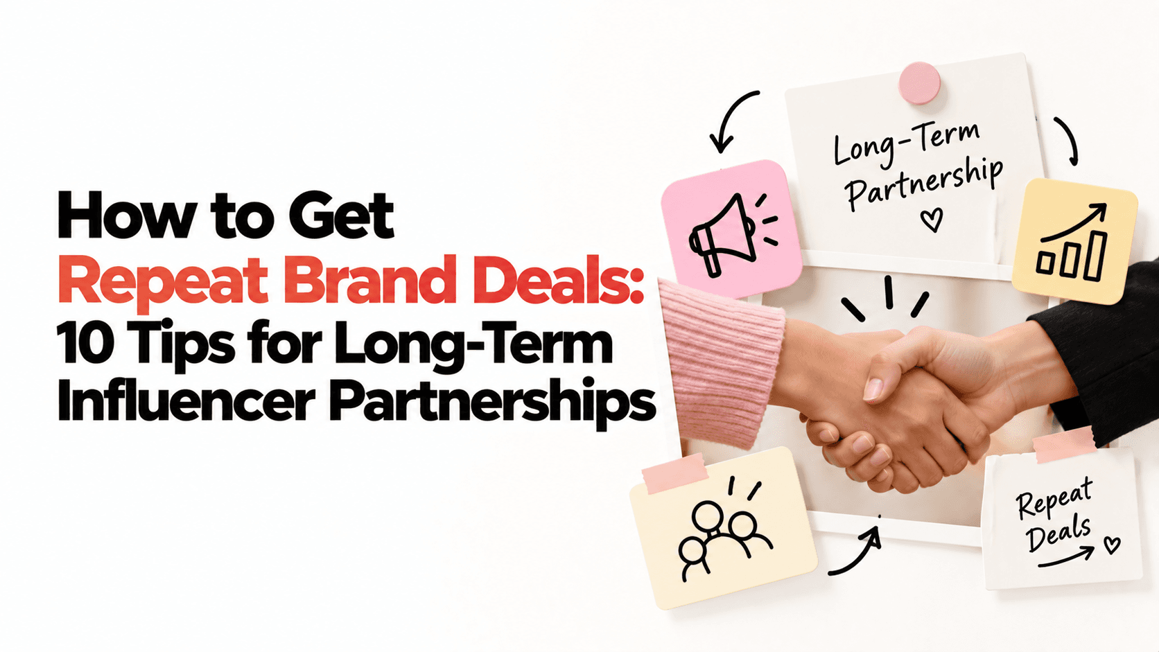How to Get Repeat Brand Deals: 10 Tips for Long-Term Influencer Partnerships
