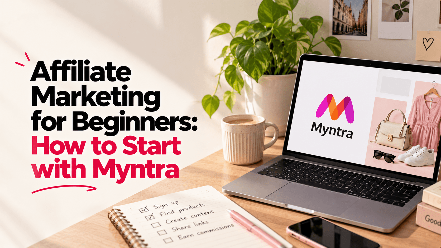 Affiliate Marketing for Beginners: How to Start with Myntra